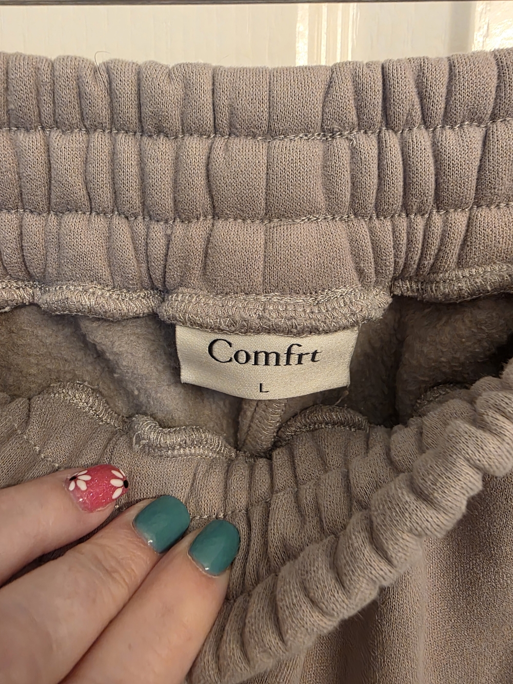 Comfort Adult Hoodie & Joggers Set - Taupe - Picture 4 of 5